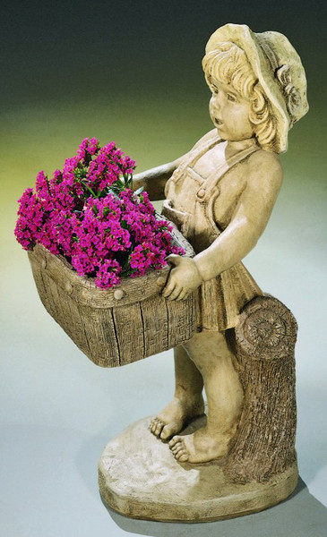 Flower Girl Planter Sculptural Urn